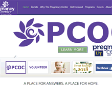 Tablet Screenshot of friendsofpregnancycenter.org